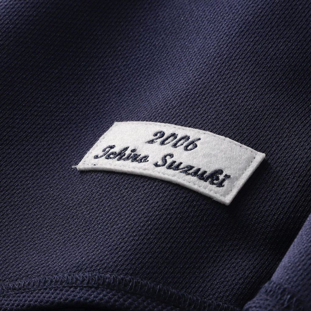 Ichiro Suzuki Seattle Mariners Mitchell & Ness 2006 Cooperstown Mesh Batting Practice Button-Up Jersey - Navy