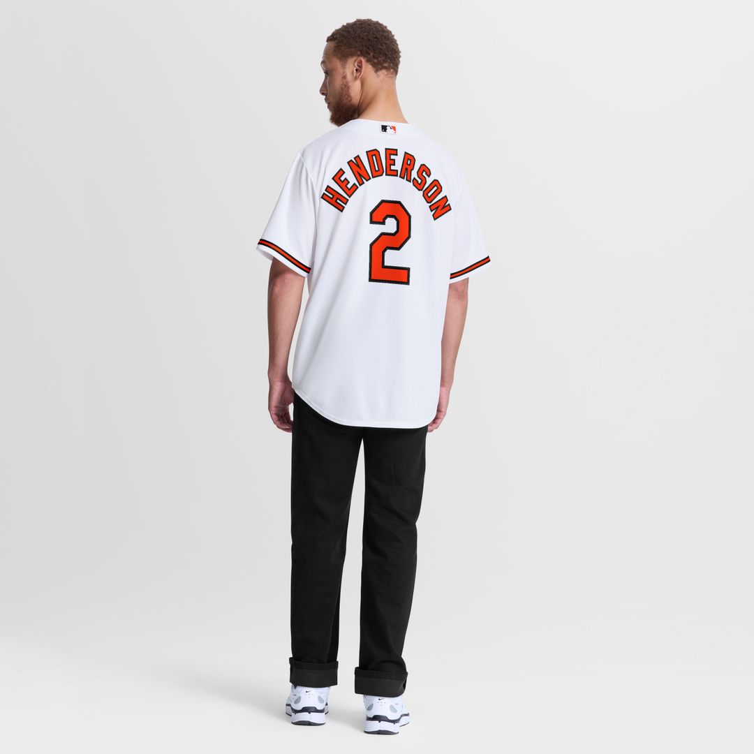 Gunnar Henderson Baltimore Orioles Nike Home Replica Jersey - White
