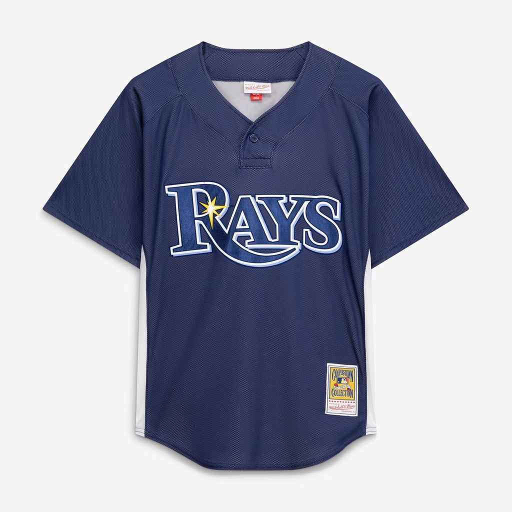 Evan Longoria Tampa Bay Rays Mitchell & Ness Authentic Batting Practice Jersey - Navy