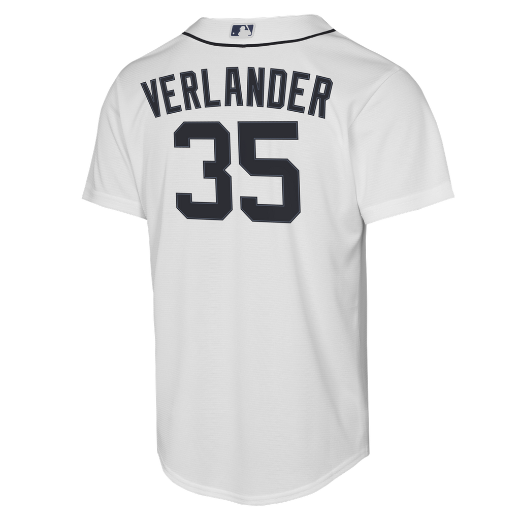Justin Verlander Detroit Tigers Nike Youth Home Replica Jersey - White