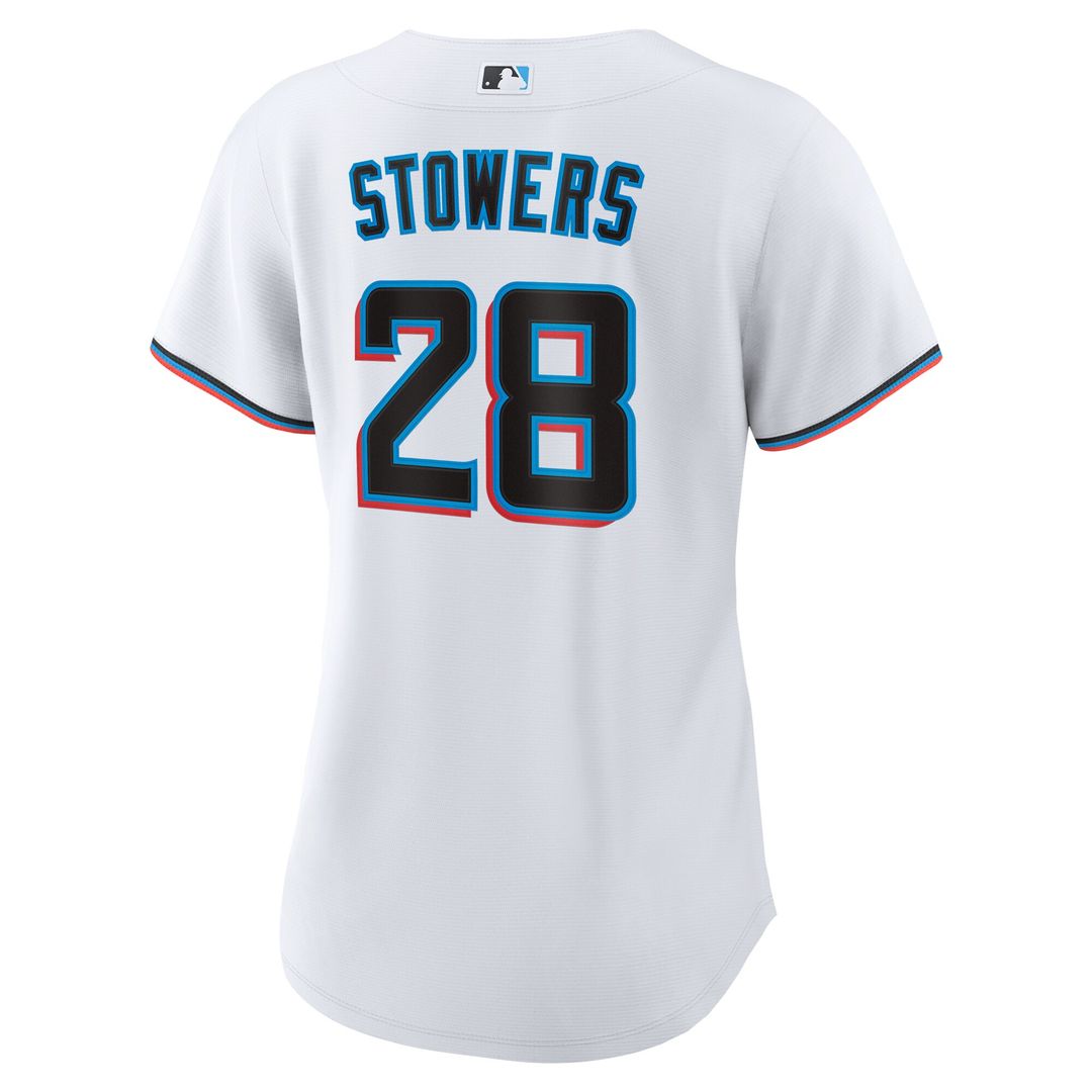 Kyle Stowers Miami Marlins Nike Women's Home Replica Jersey - White