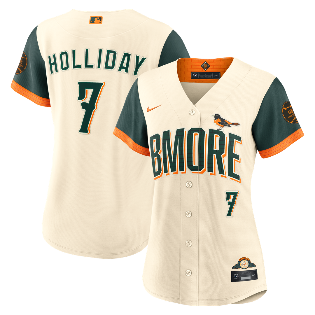 Jackson Holliday Baltimore Orioles Nike Women's 2026 City Connect Stadium Jersey - Cream