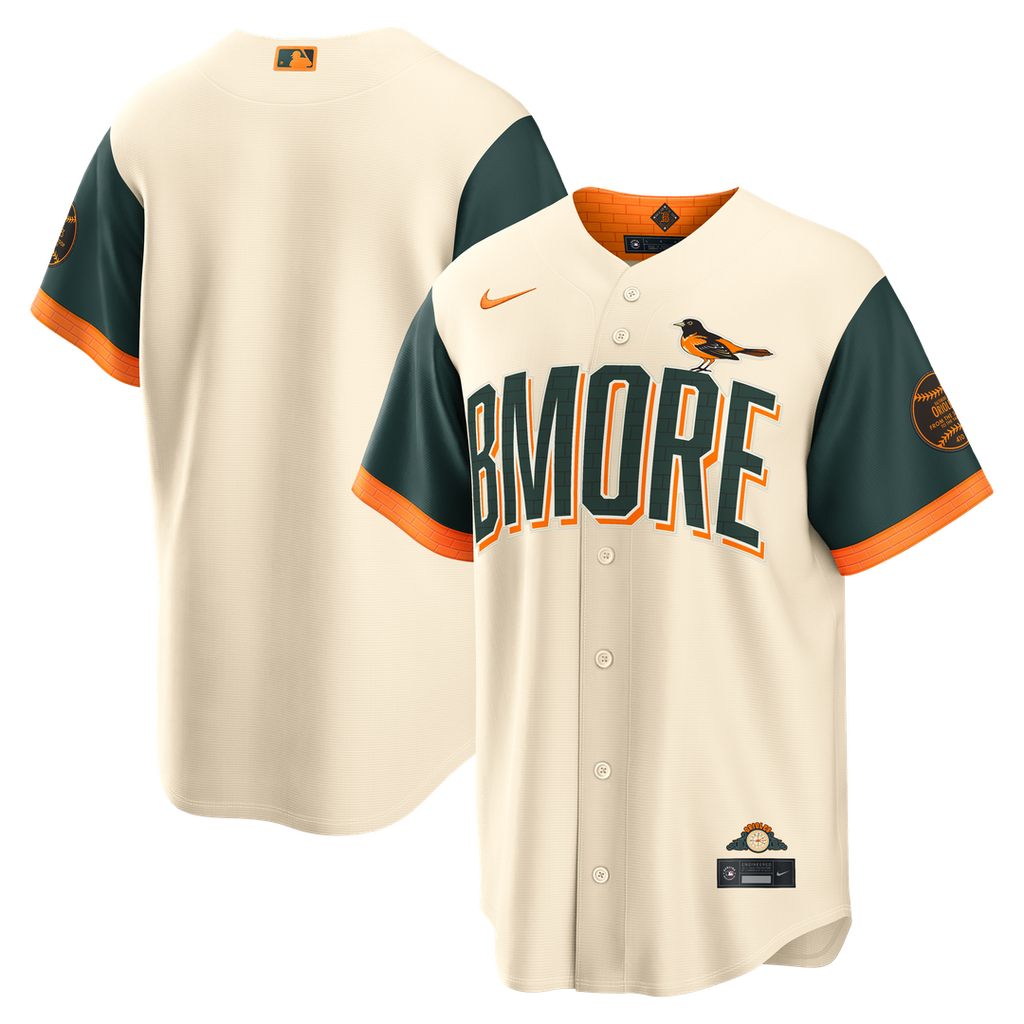 Baltimore Orioles Nike 2026 City Connect Stadium Jersey - Cream