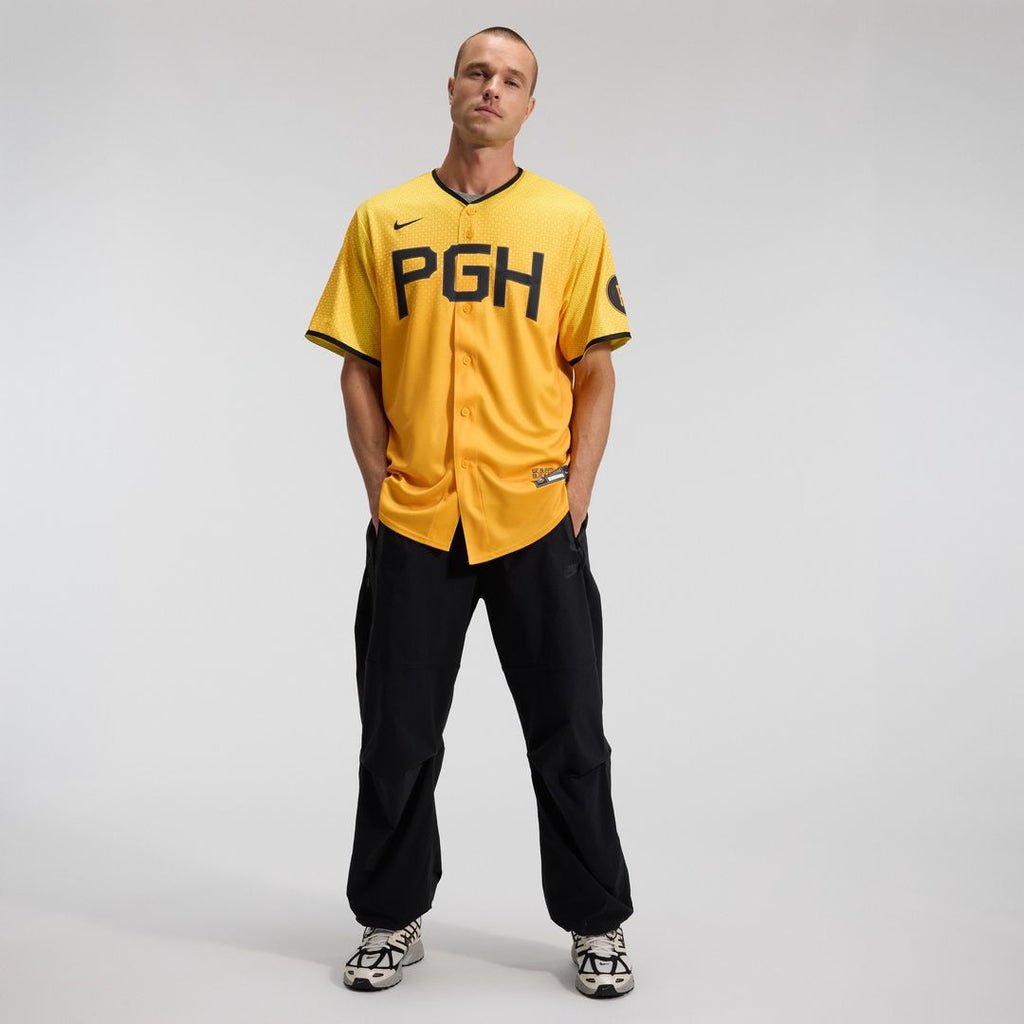 Pittsburgh Pirates Nike City Connect Replica Jersey - Gold