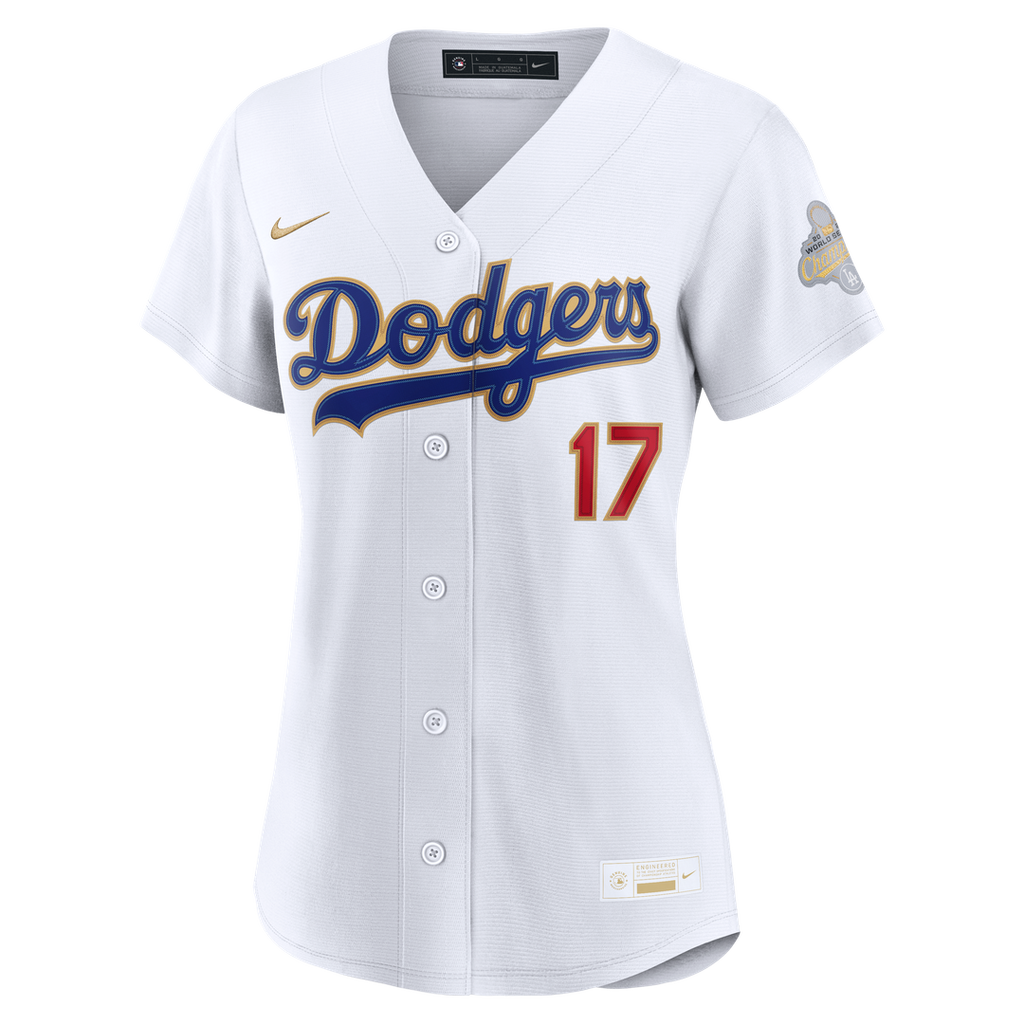 Shohei Ohtani Los Angeles Dodgers Nike Women's 2026 Gold Collection Stadium Jersey - White