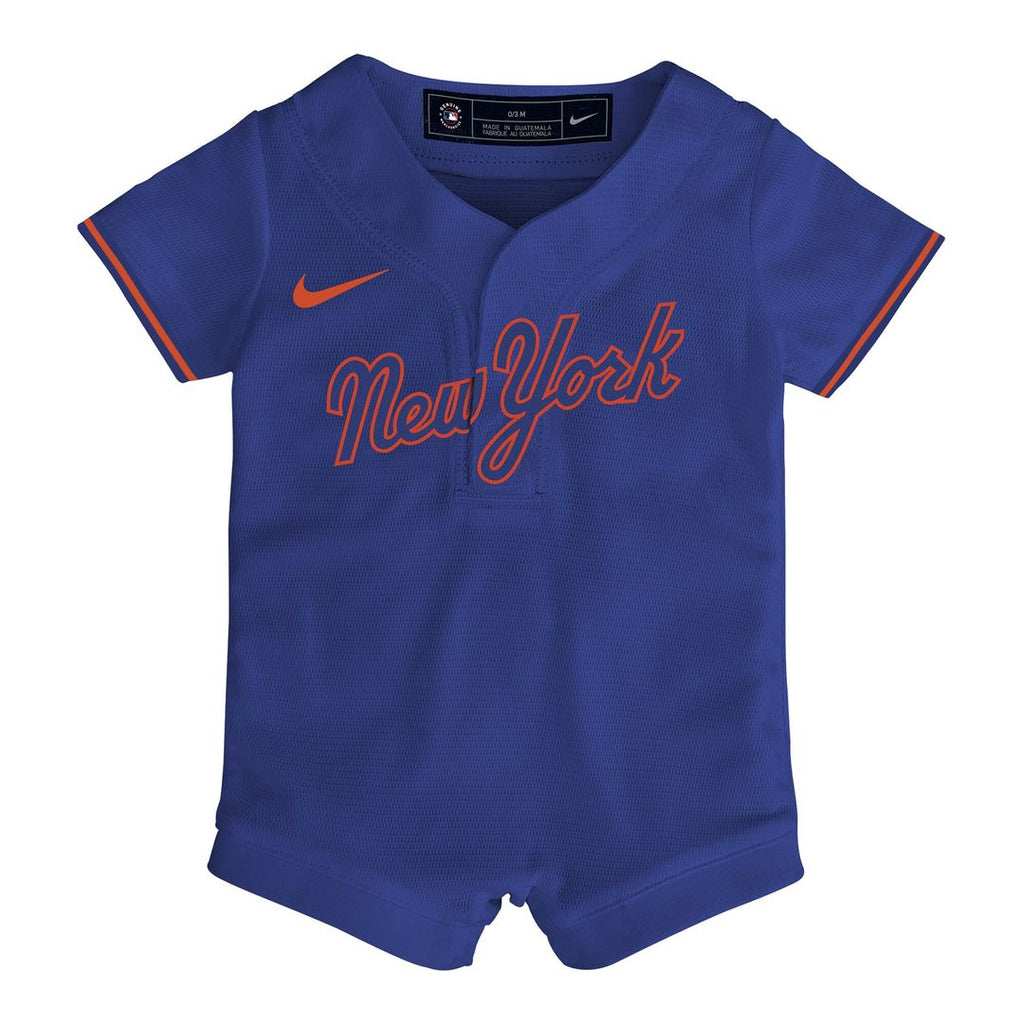 New York Mets Nike Infant Home Replica Romper Jersey - White