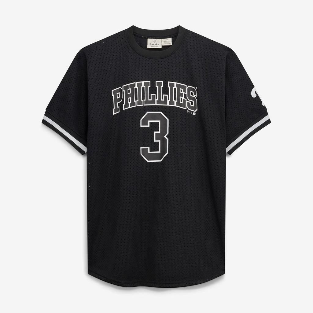 Bryce Harper Philadelphia Phillies Fanatics Big & Tall Heavyweight Mesh Jersey - Black/White