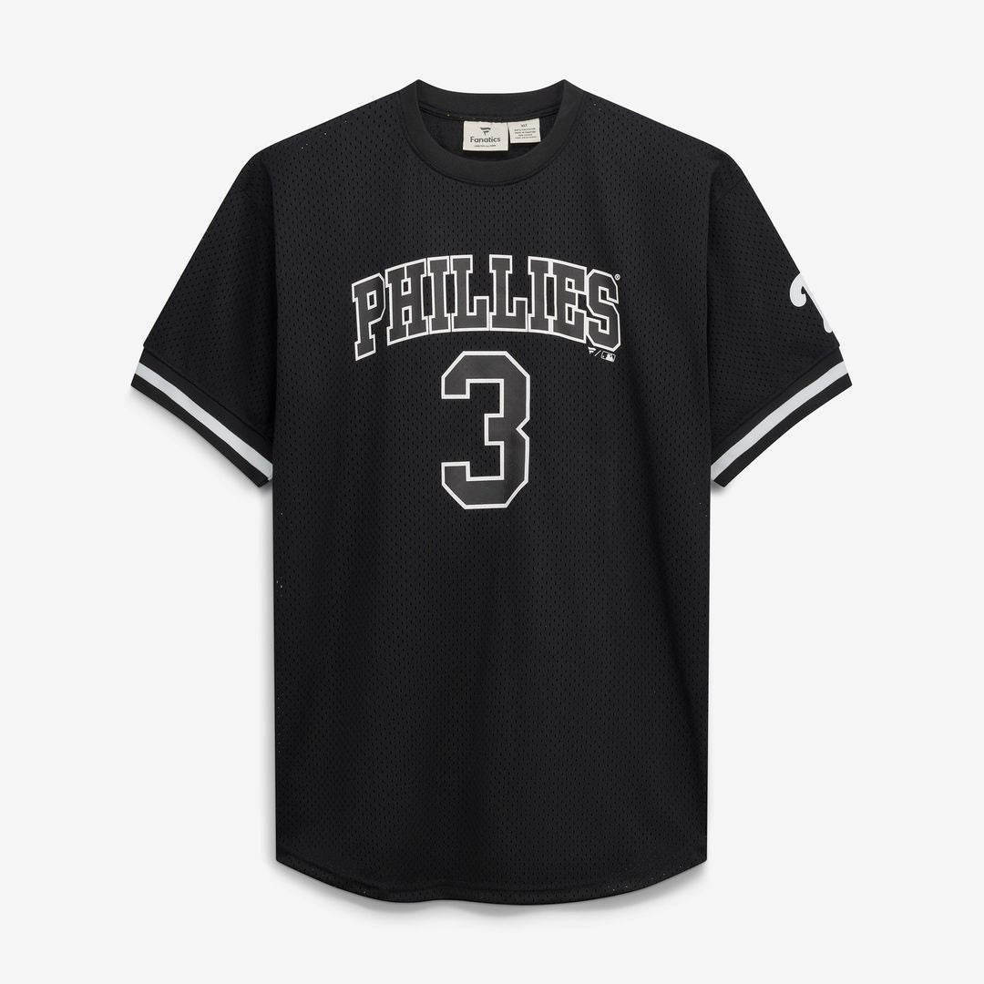 Bryce Harper Philadelphia Phillies Fanatics Big & Tall Heavyweight Mesh Jersey - Black/White