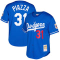 Mike Piazza Los Angeles Dodgers Mitchell & Ness Big & Tall Cooperstown Mesh Batting Practice Jersey - Royal