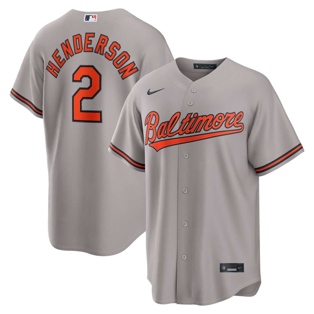 Gunnar Henderson Baltimore Orioles Nike Alternate Replica Jersey - Black