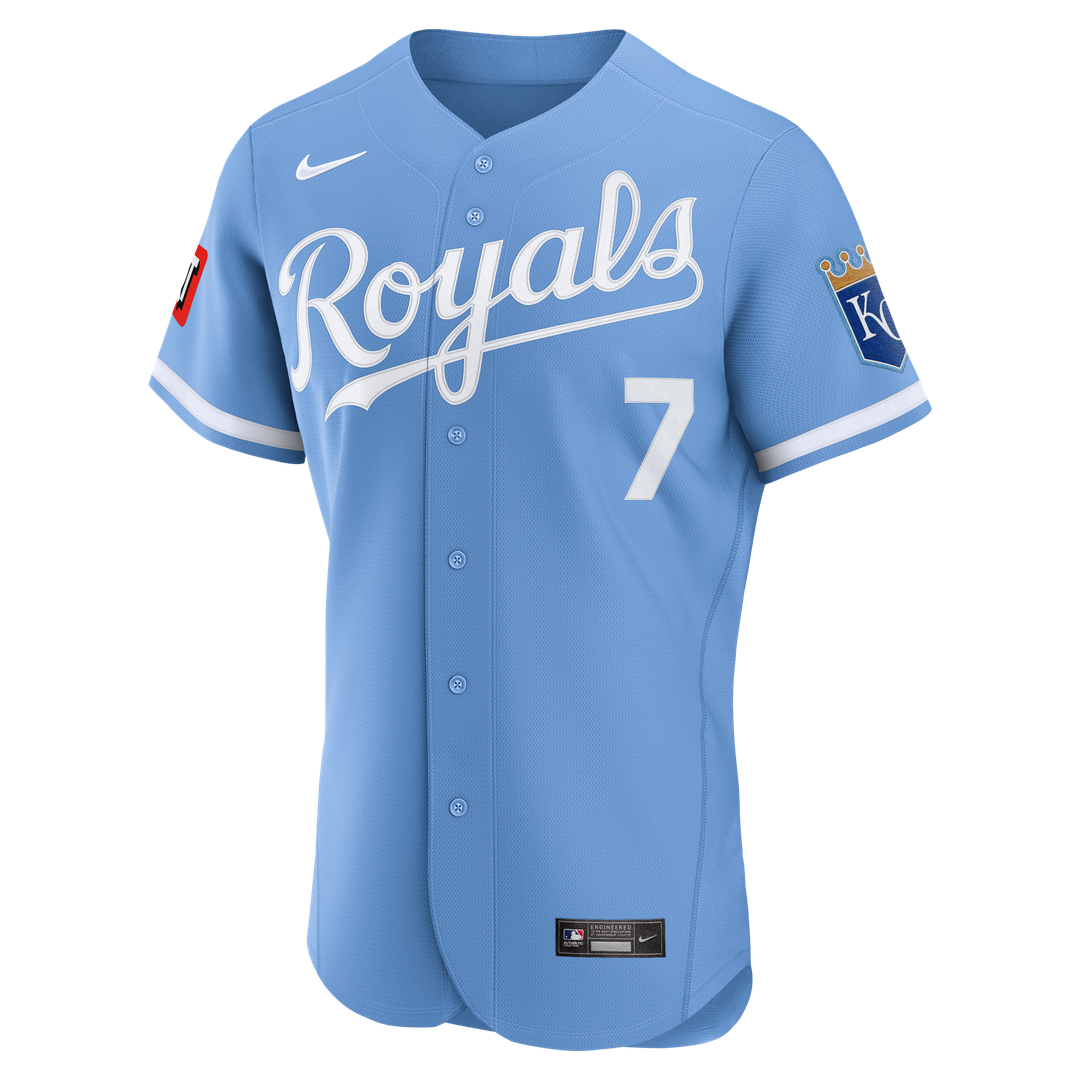 Bobby Witt Jr. Kansas City Royals Nike Home Authentic Sponsor Patch Jersey - White