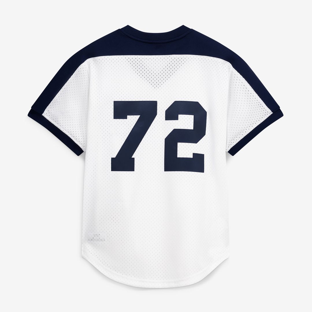 Carlton Fisk Chicago White Sox Mitchell & Ness Authentic Batting Practice Jersey - Navy