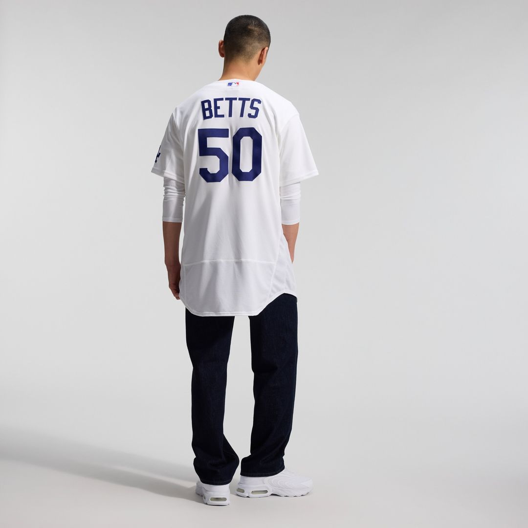 Mookie Betts Los Angeles Dodgers Nike Home Authentic Jersey - White