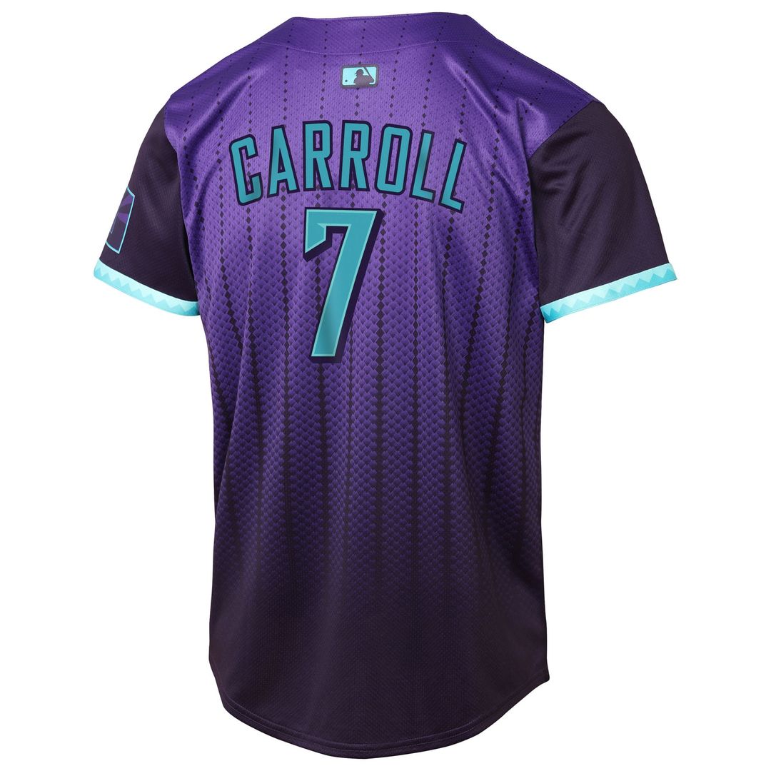 Corbin Carroll Arizona Diamondbacks Nike Youth 2025 City Connect Limited Player Jersey - Purple