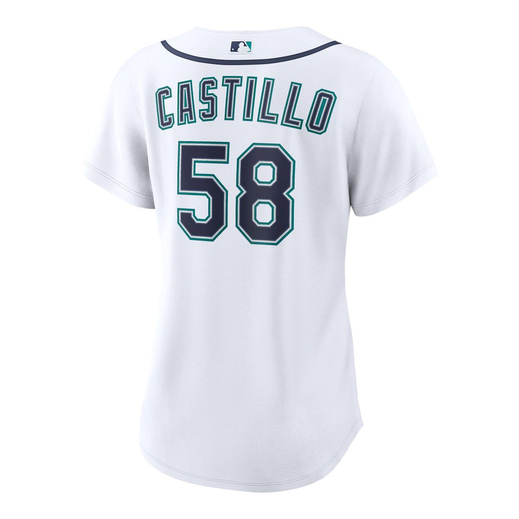 Luis Castillo Seattle Mariners Nike Women's Home Replica Jersey - White