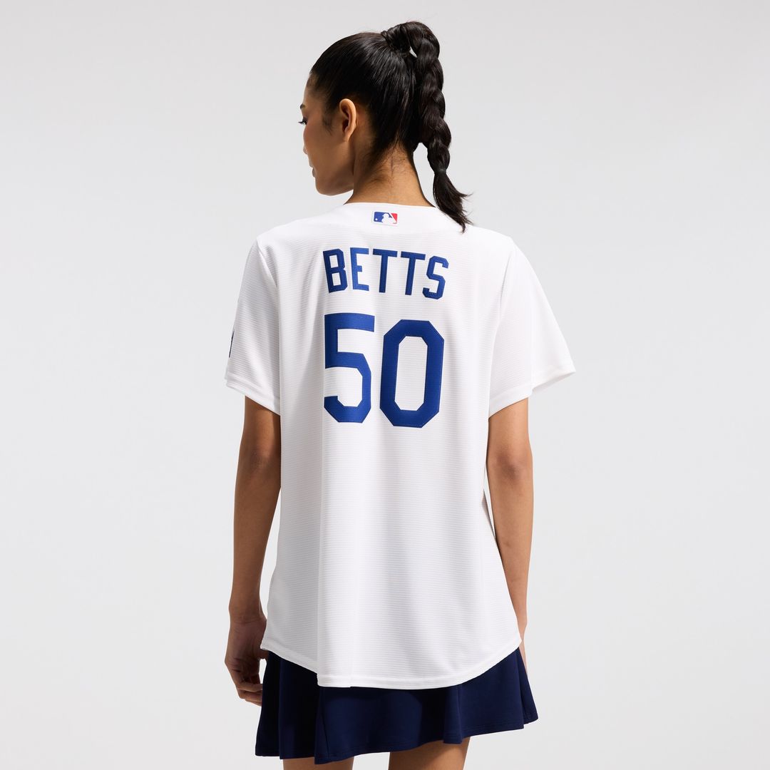 Mookie Betts Los Angeles Dodgers Nike Women's Home Stadium Jersey - White