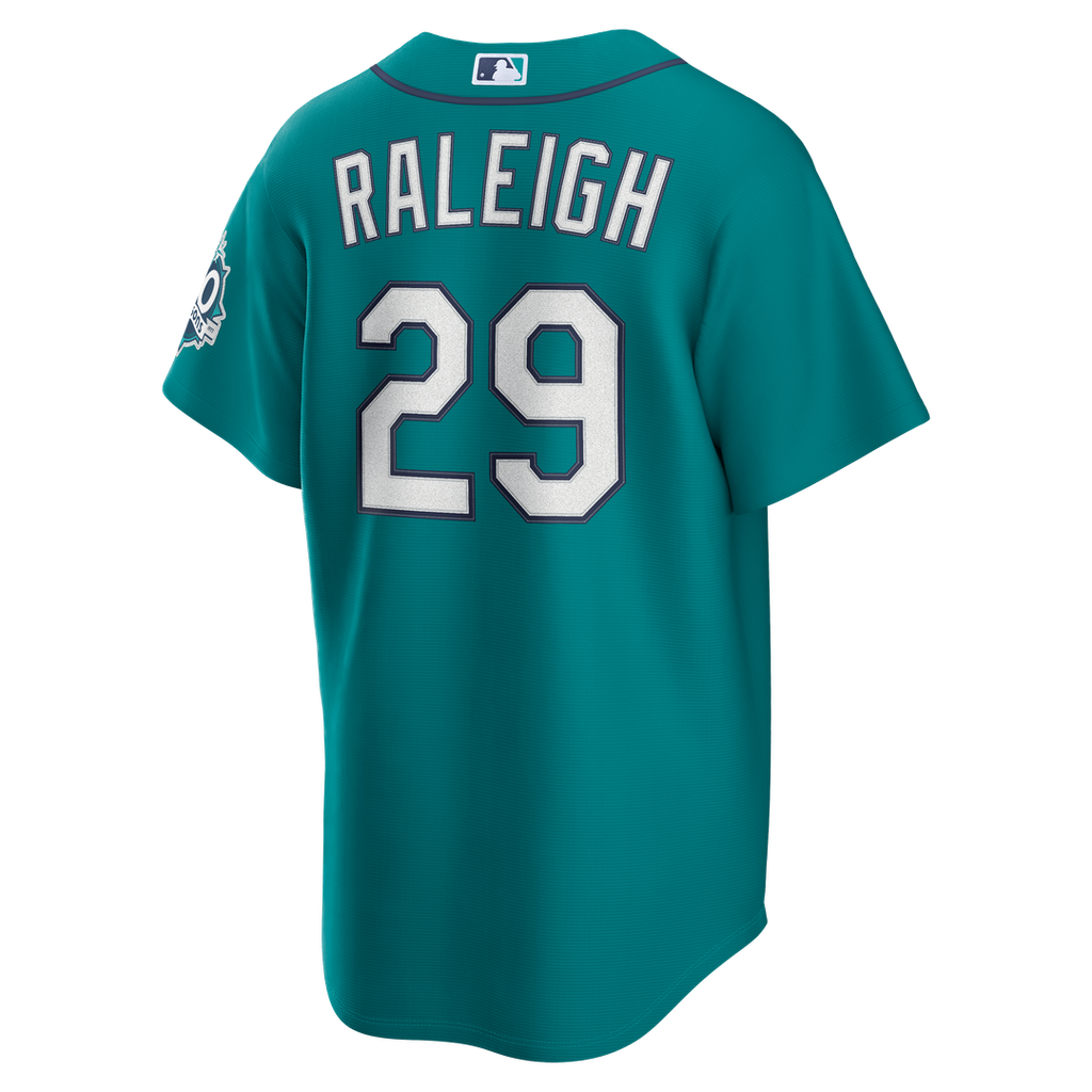 Cal Raleigh Seattle Mariners Nike Alternate Stadium Jersey - Cream