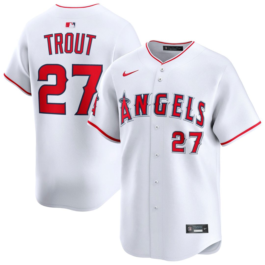 Mike Trout Los Angeles Angels Nike Alternate Limited Player Jersey - Red