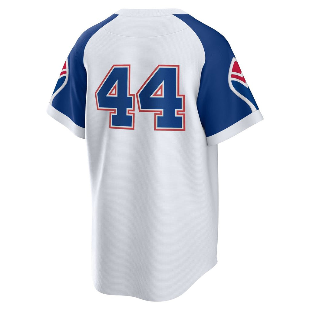 Hank Aaron Atlanta Braves Nike Home Cooperstown Collection Player Jersey - White