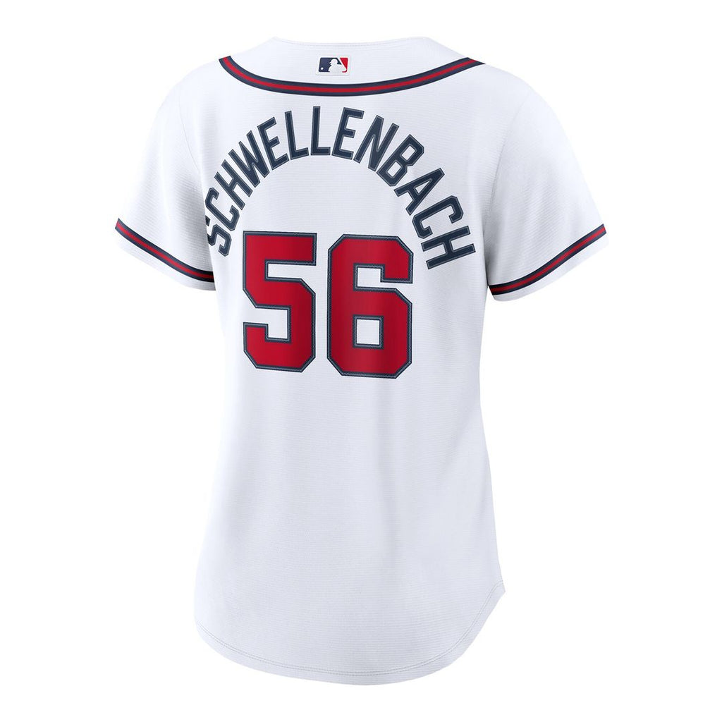 Spencer Schwellenbach Atlanta Braves Nike Women's Home Replica Jersey - White