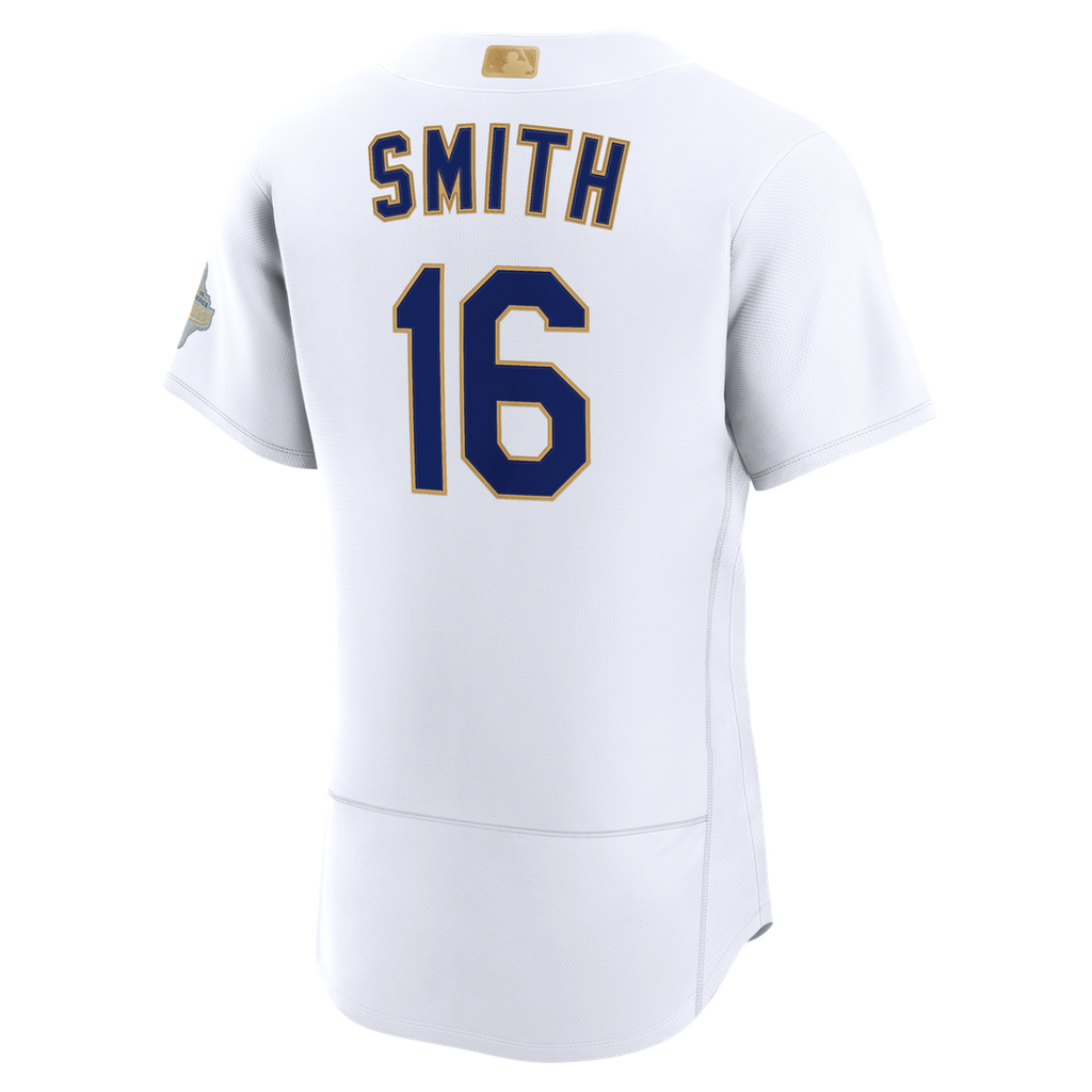 Will Smith Los Angeles Dodgers Nike 2026 Gold Collection Authentic Jersey - White