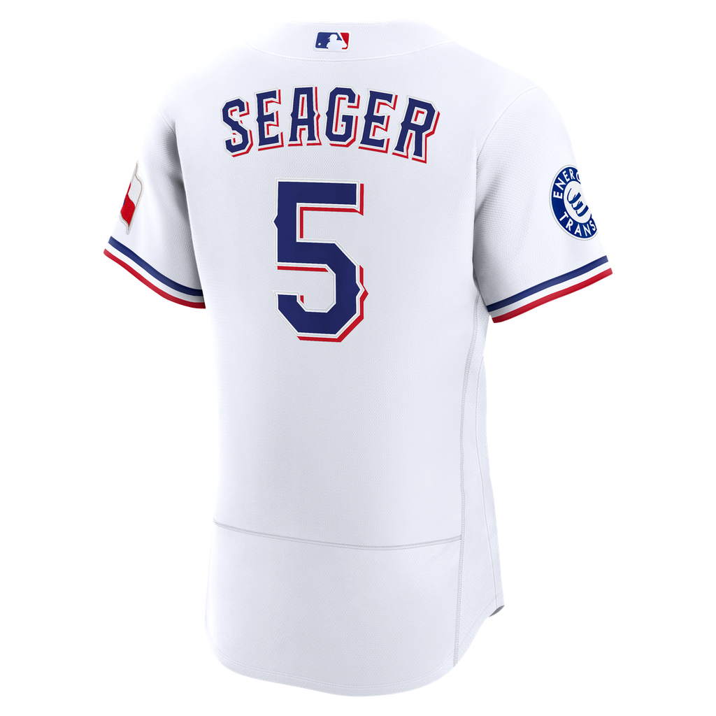 Corey Seager Texas Rangers Nike Home Authentic Sponsor Patch Jersey - White