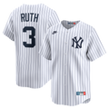 Babe Ruth New York Yankees Nike Throwback Cooperstown Collection Limited Jersey - White