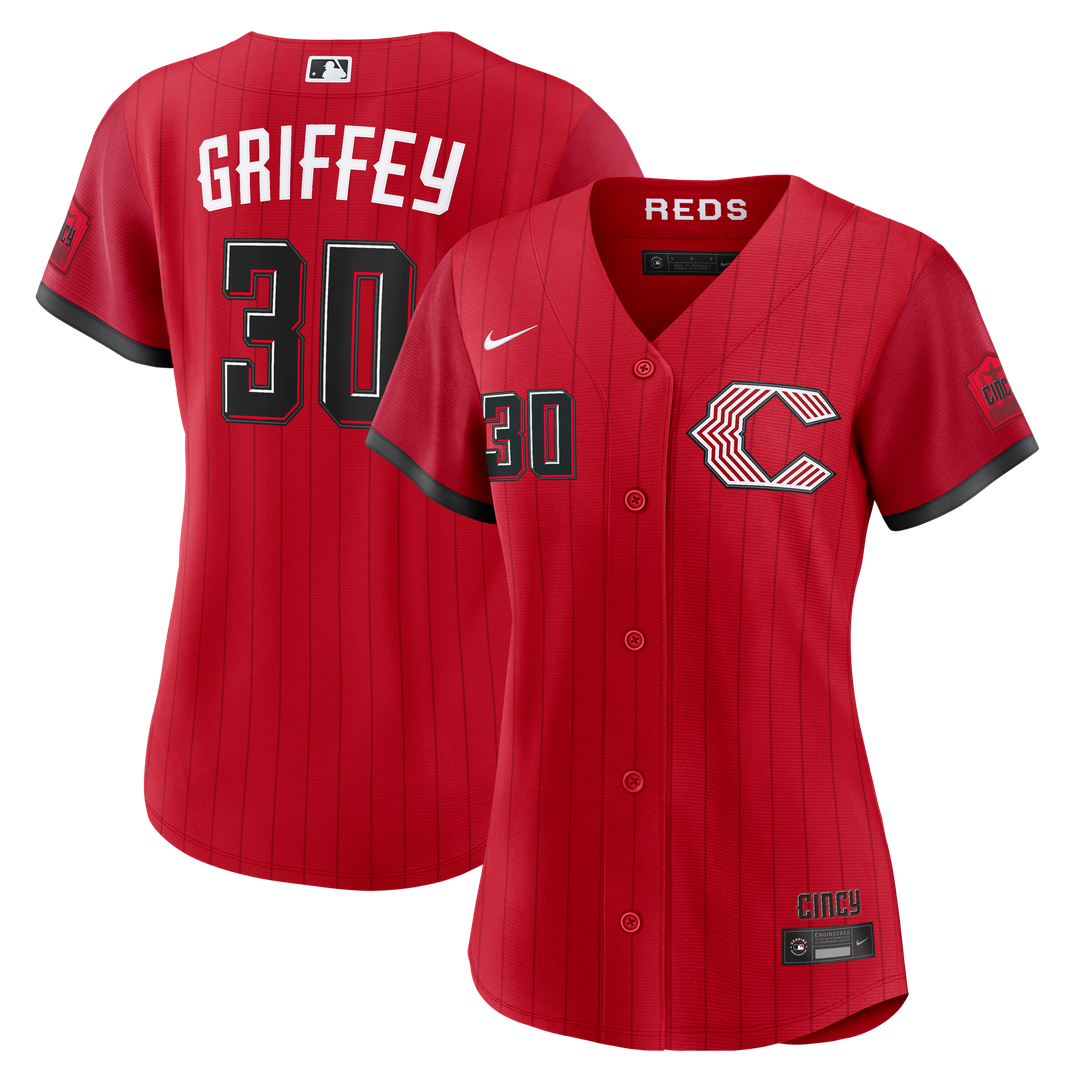 Ken Griffey Jr. Cincinnati Reds Nike Women's 2026 City Connect Stadium Jersey - Red
