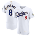 Enrique Hernández Los Angeles Dodgers Nike 2026 Gold Collection Authentic Jersey - White