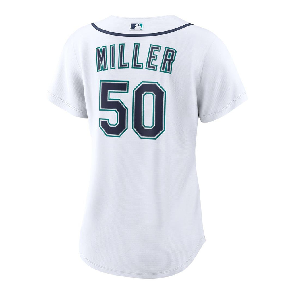 Bryce Miller Seattle Mariners Nike Women's Home Replica Jersey - White