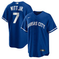 Bobby Witt Jr. Kansas City Royals Nike Alternate 2 Replica Jersey - Rush Blue