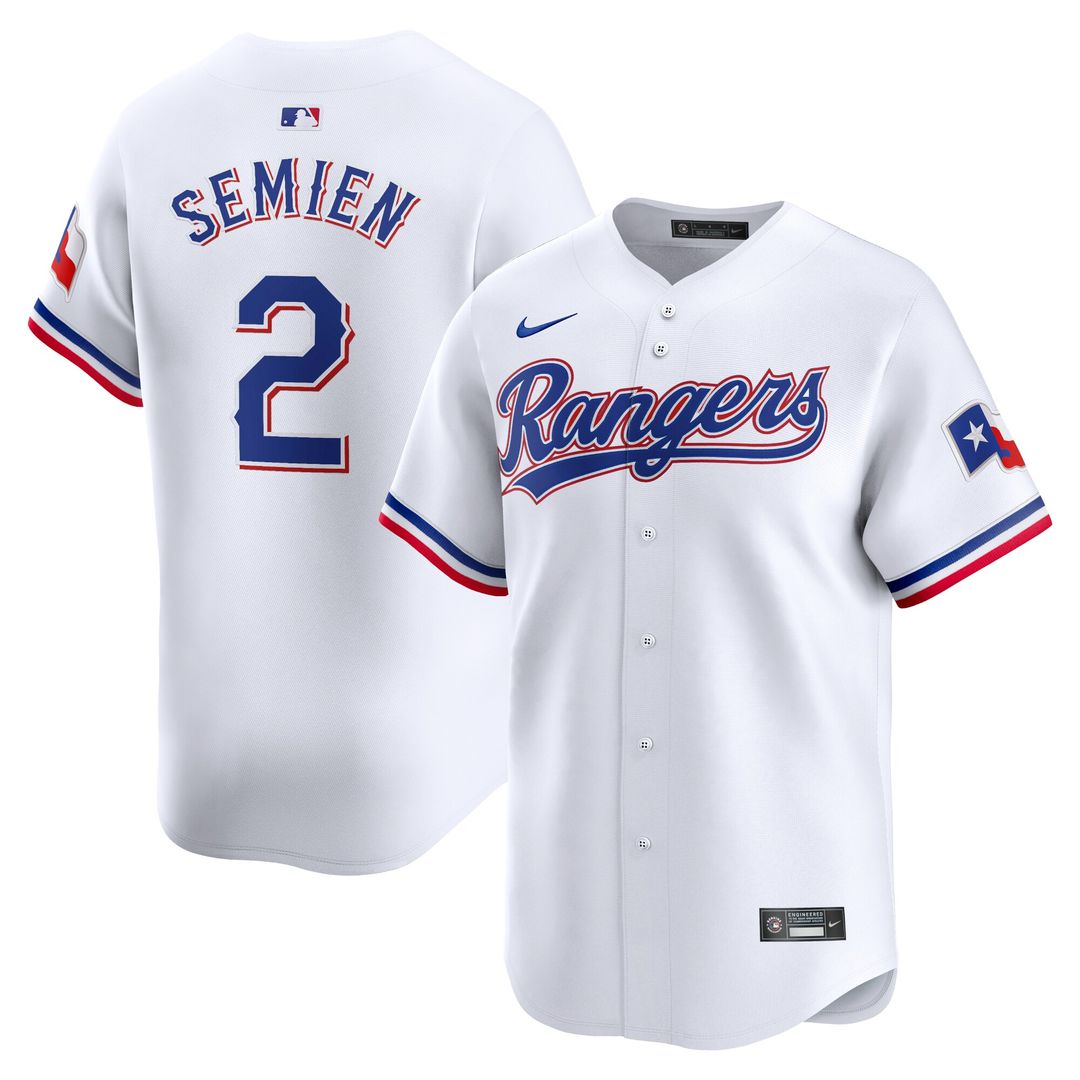 Marcus Semien Texas Rangers Nike Home Limited Player Jersey - White