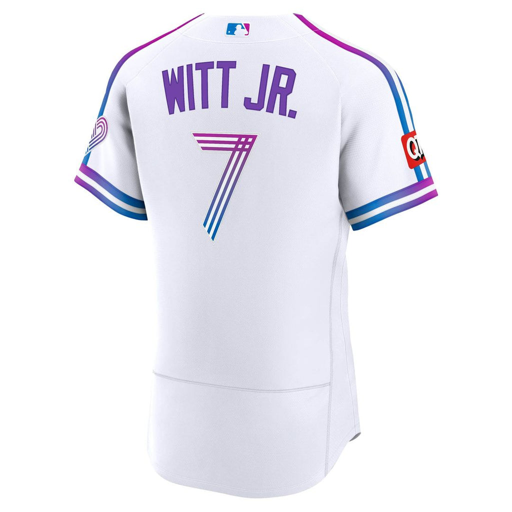 Bobby Witt Jr. Kansas City Royals Nike 2026 City Connect Authentic Sponsor Patch Jersey - White