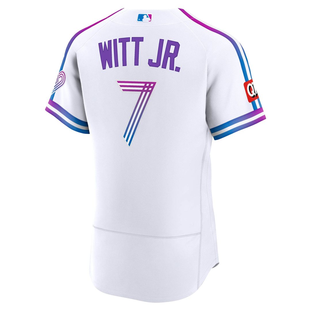 Bobby Witt Jr. Kansas City Royals Nike 2026 City Connect Authentic Sponsor Patch Jersey - White