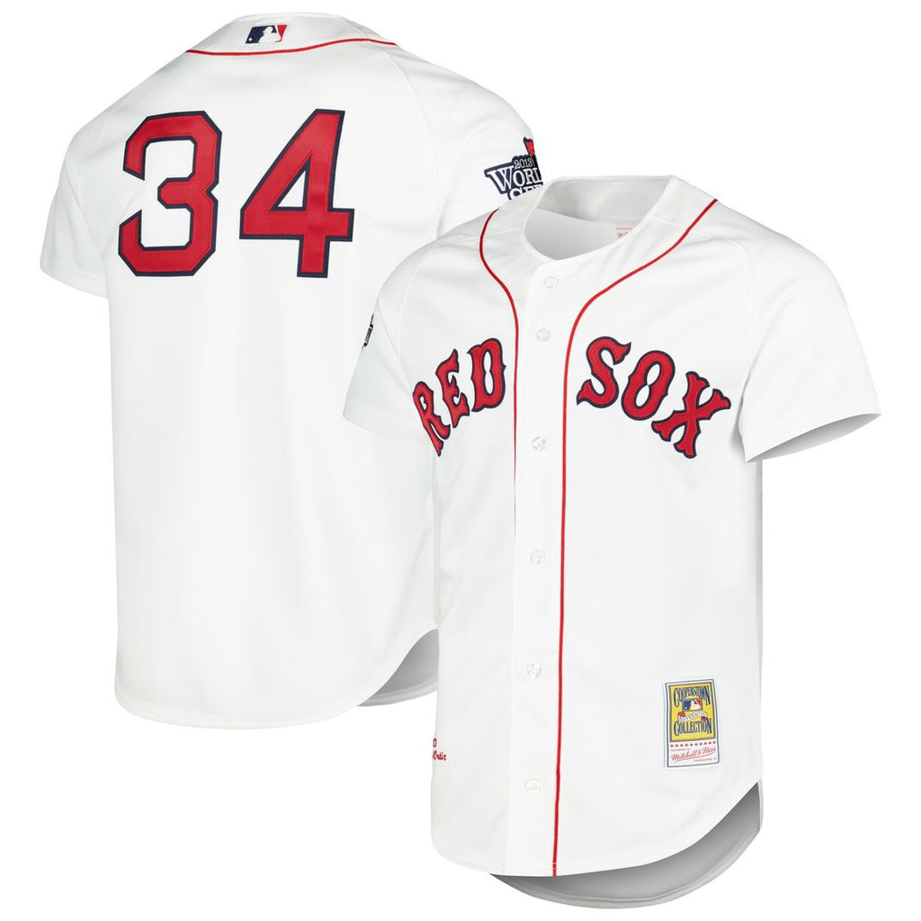 David Ortiz Boston Red Sox Mitchell & Ness Cooperstown Collection Authentic Jersey - White