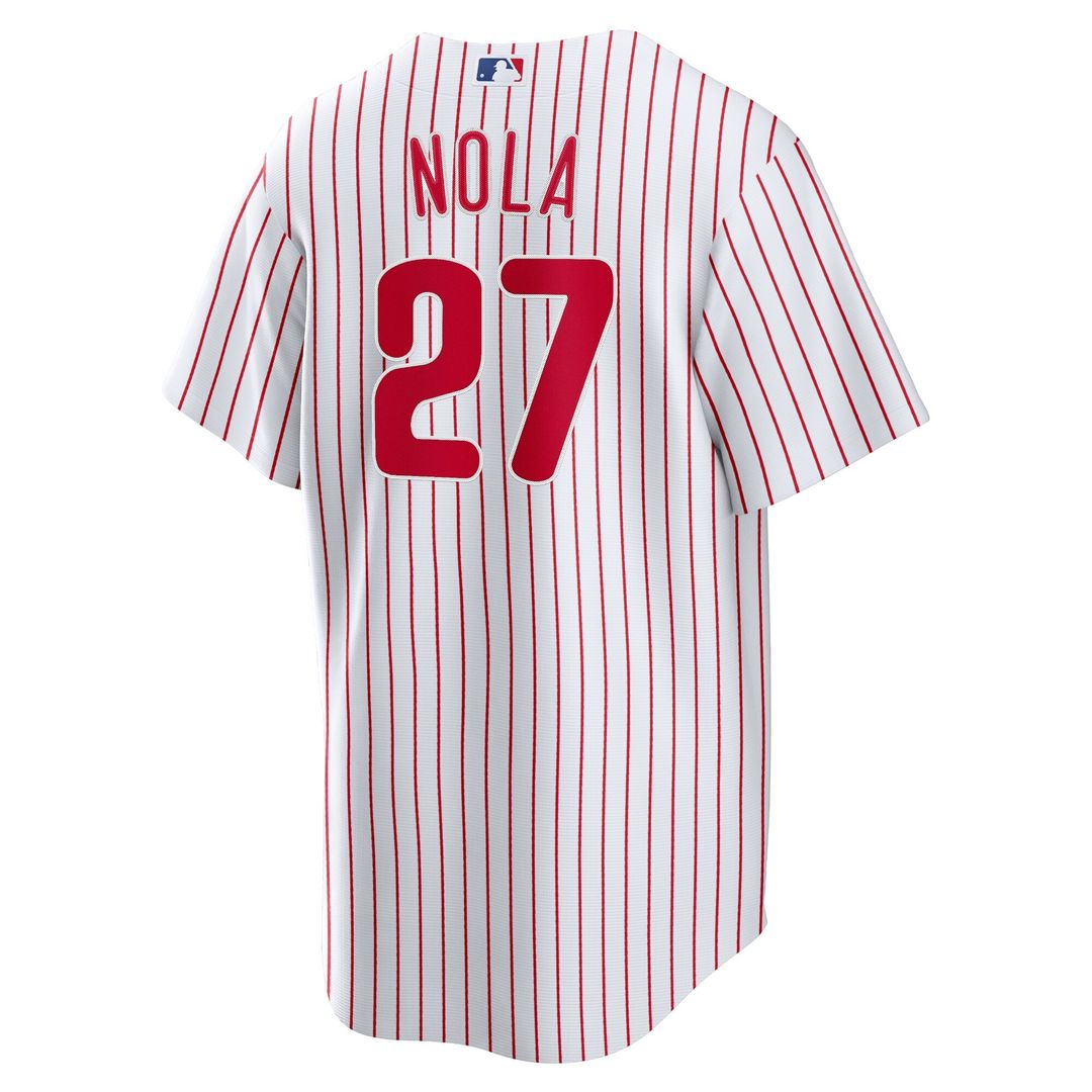 Aaron Nola Philadelphia Phillies Nike Home Replica Player Name Jersey - White