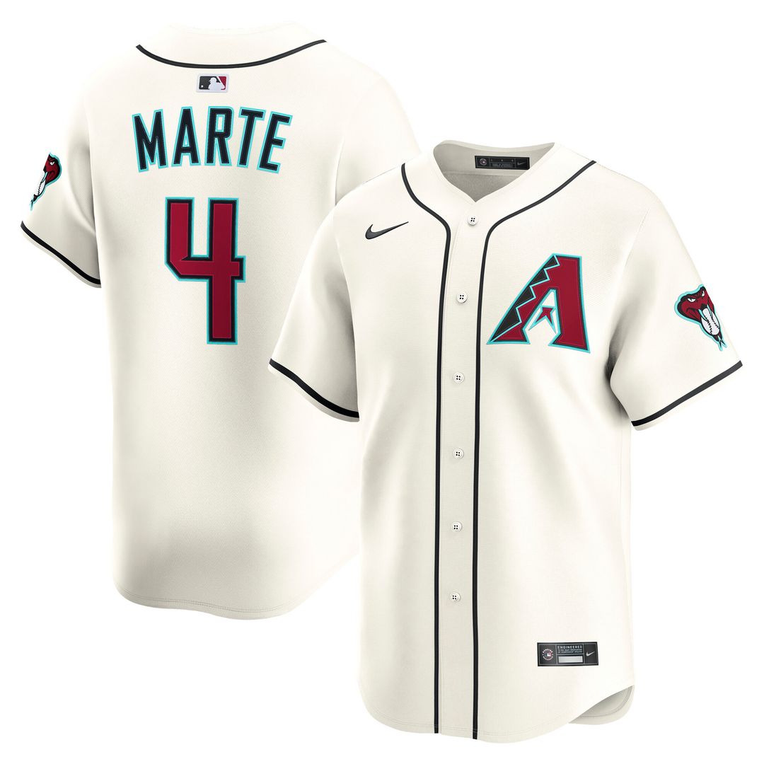 Ketel Marte Arizona Diamondbacks Nike Home Limited Player Jersey - Cream