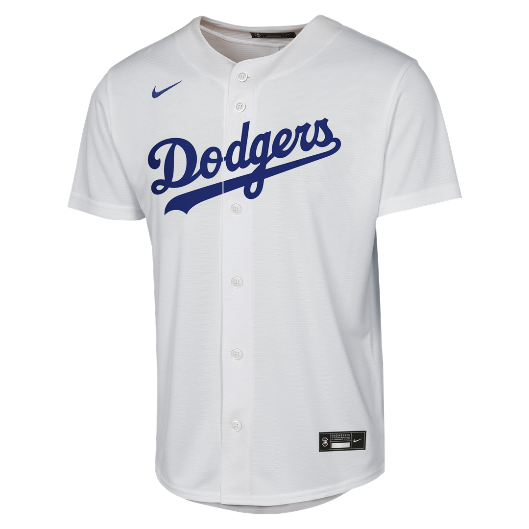 Enrique Hernández Los Angeles Dodgers Nike Youth Home Baseline Jersey - White