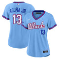 Ronald Acuña Jr. Atlanta Braves Nike Women's 2026 City Connect Stadium Jersey - Powder Blue