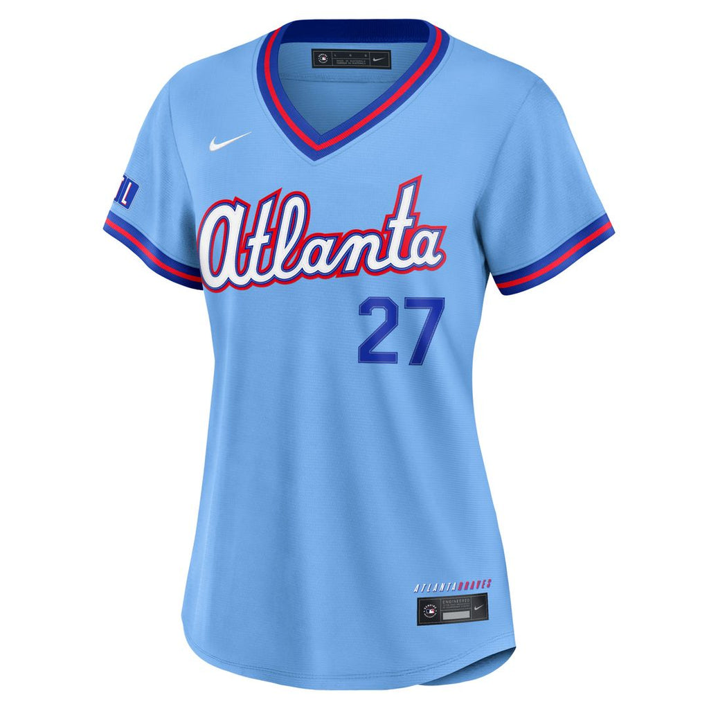 Austin Riley Atlanta Braves Nike Women's 2026 City Connect Stadium Jersey - Powder Blue