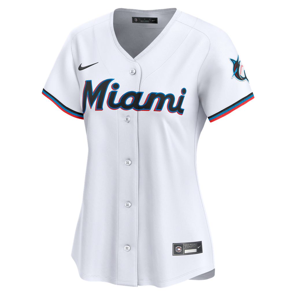 Sandy Alcantara Miami Marlins Nike Women's Home Limited Player Jersey – White