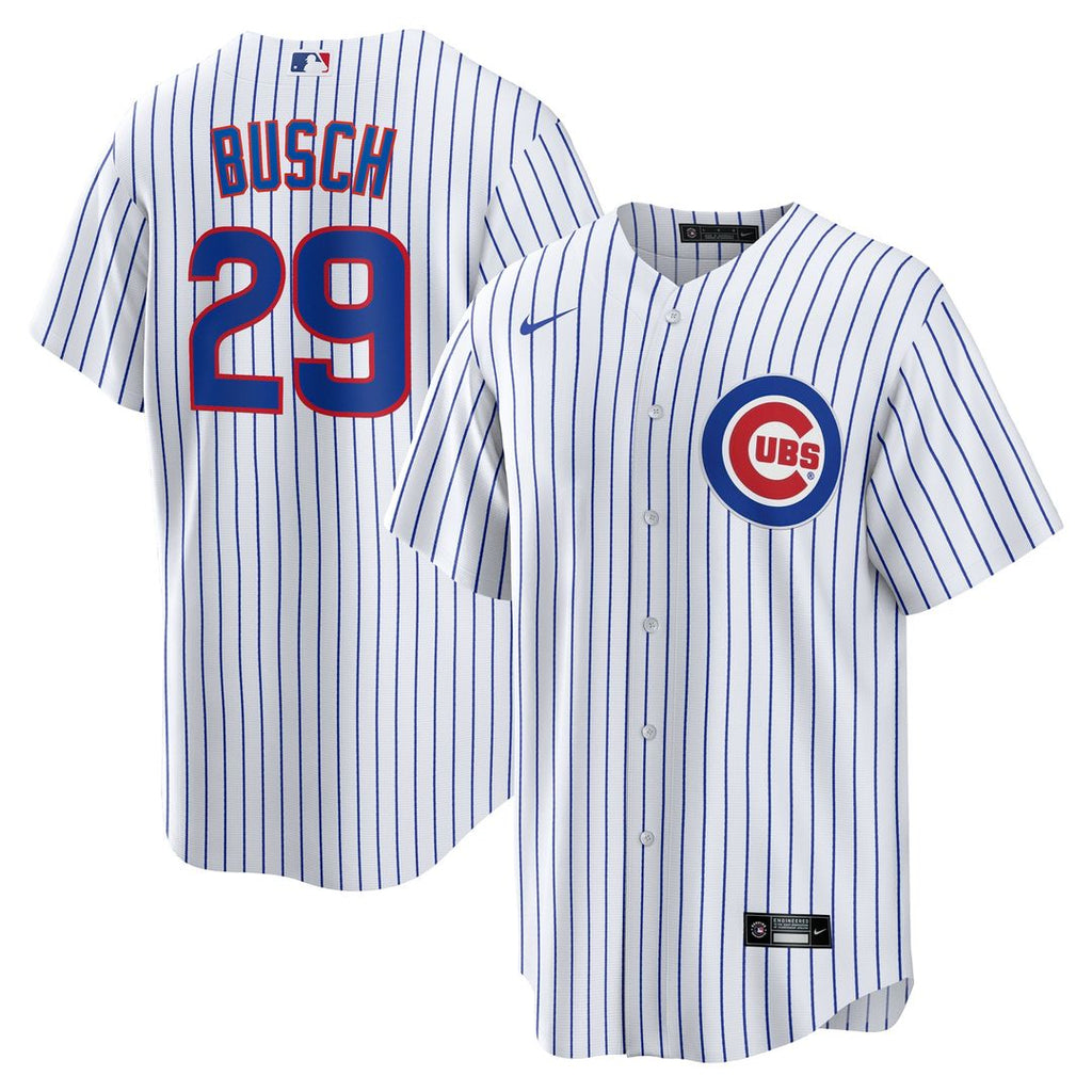 Michael Busch Chicago Cubs Nike Home Replica Jersey - White