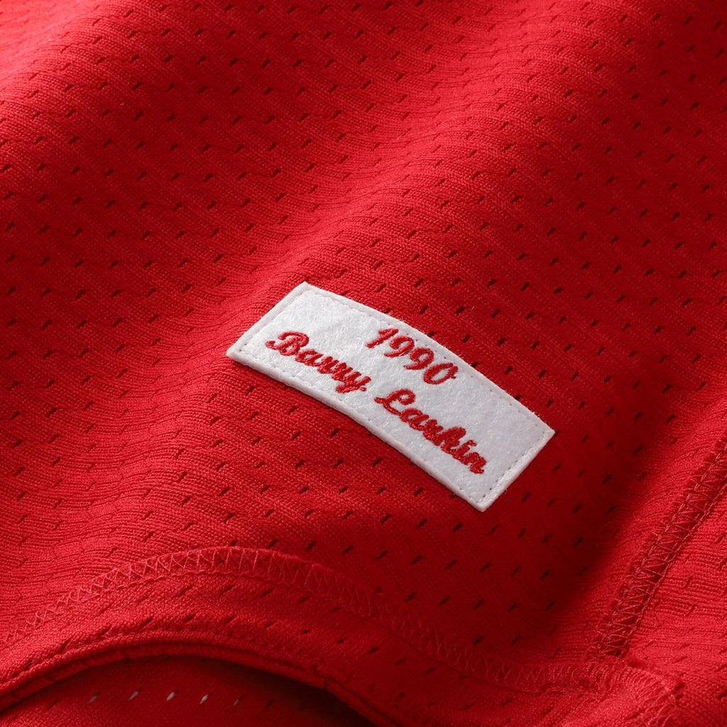 Barry Larkin Cincinnati Reds Mitchell & Ness Authentic Batting Practice Jersey - Red