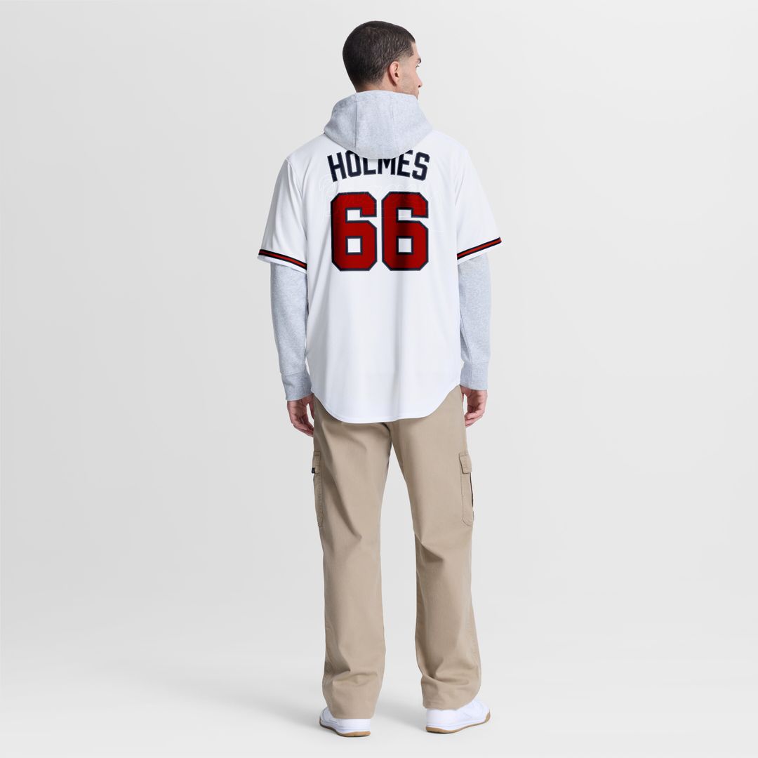 Grant Holmes Atlanta Braves Nike Home Replica Jersey - White