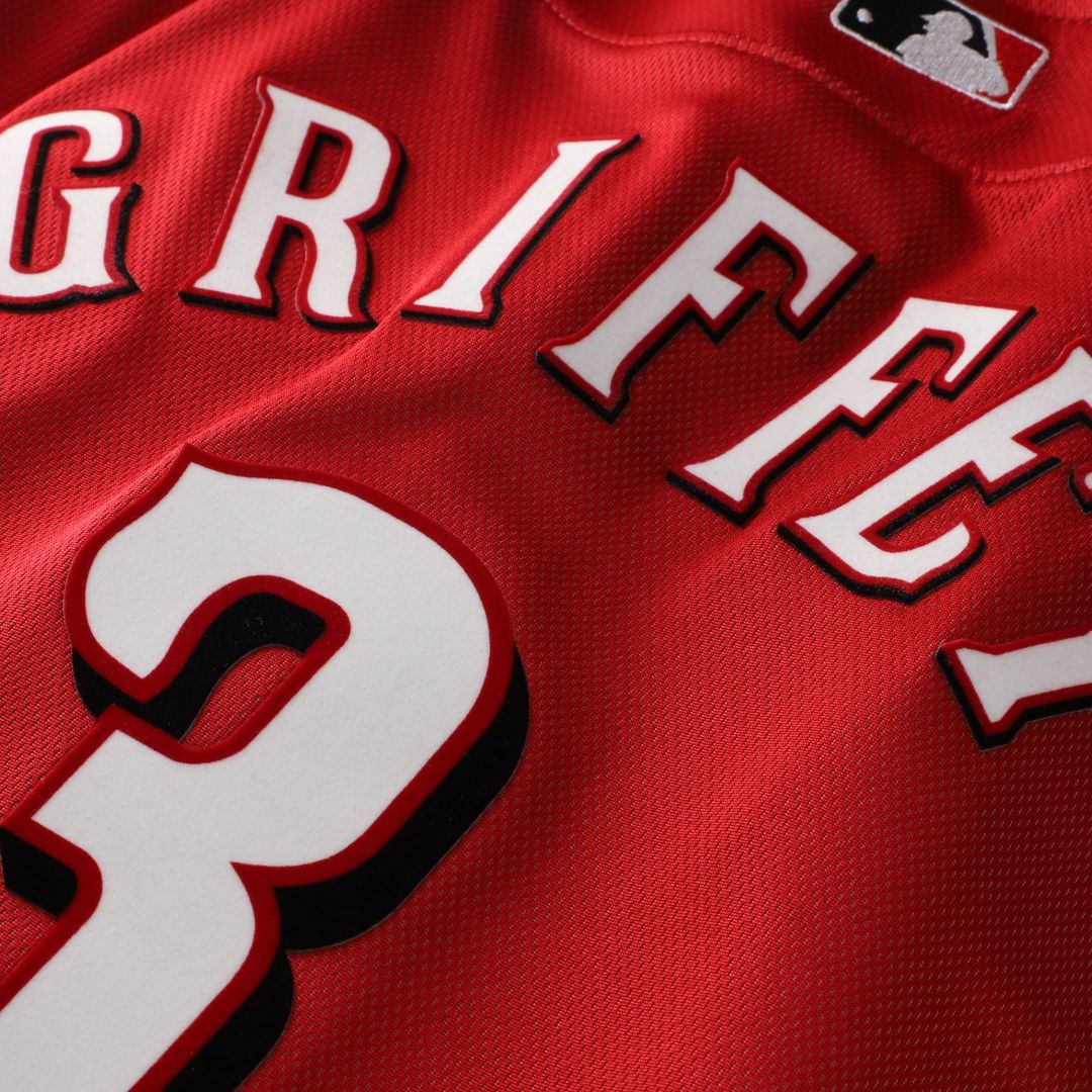 Ken Griffey Jr. Cincinnati Reds Mitchell & Ness Authentic Batting Practice Jersey - Red