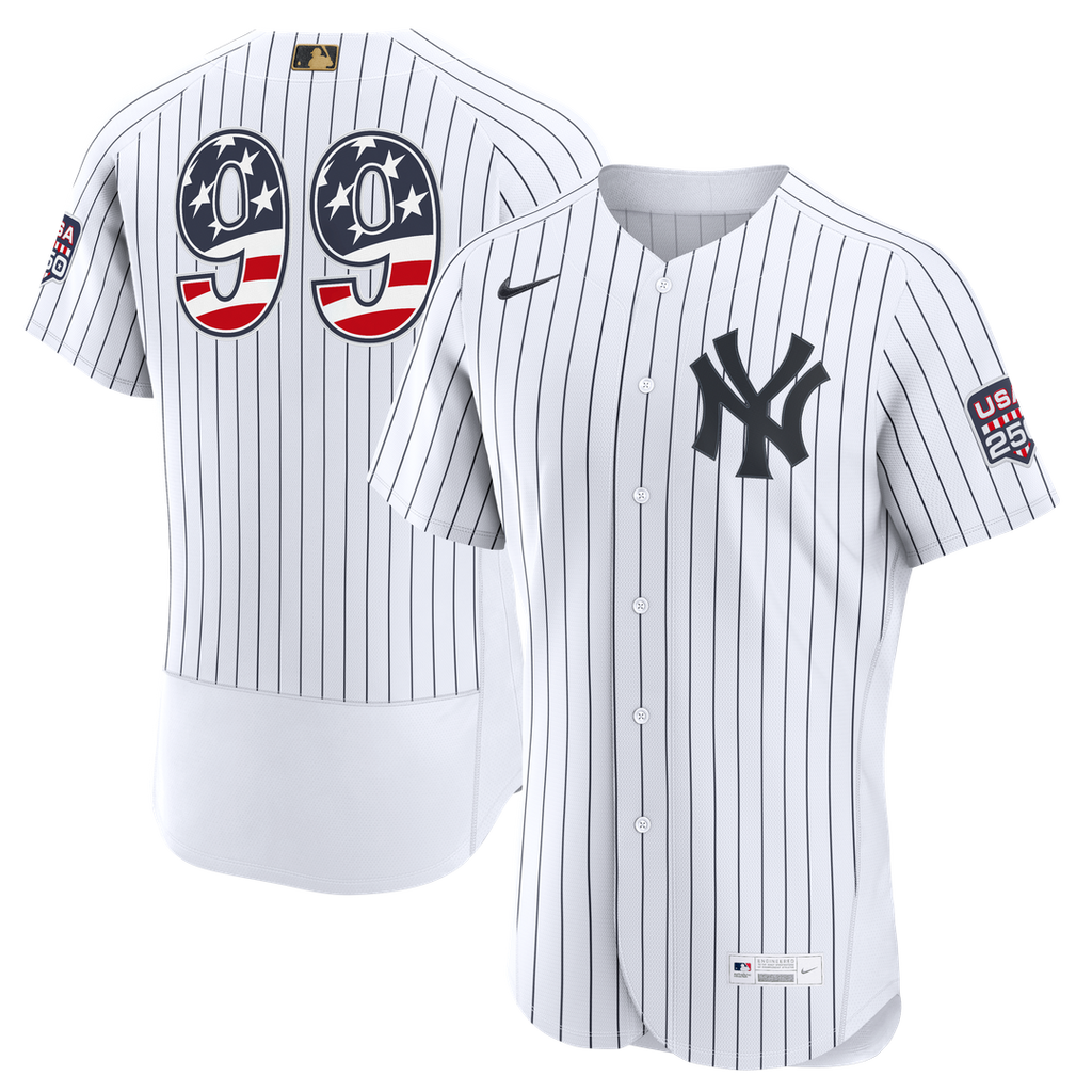 Aaron Judge New York Yankees Nike USA 250 Fourth of July Home Authentic Jersey - White