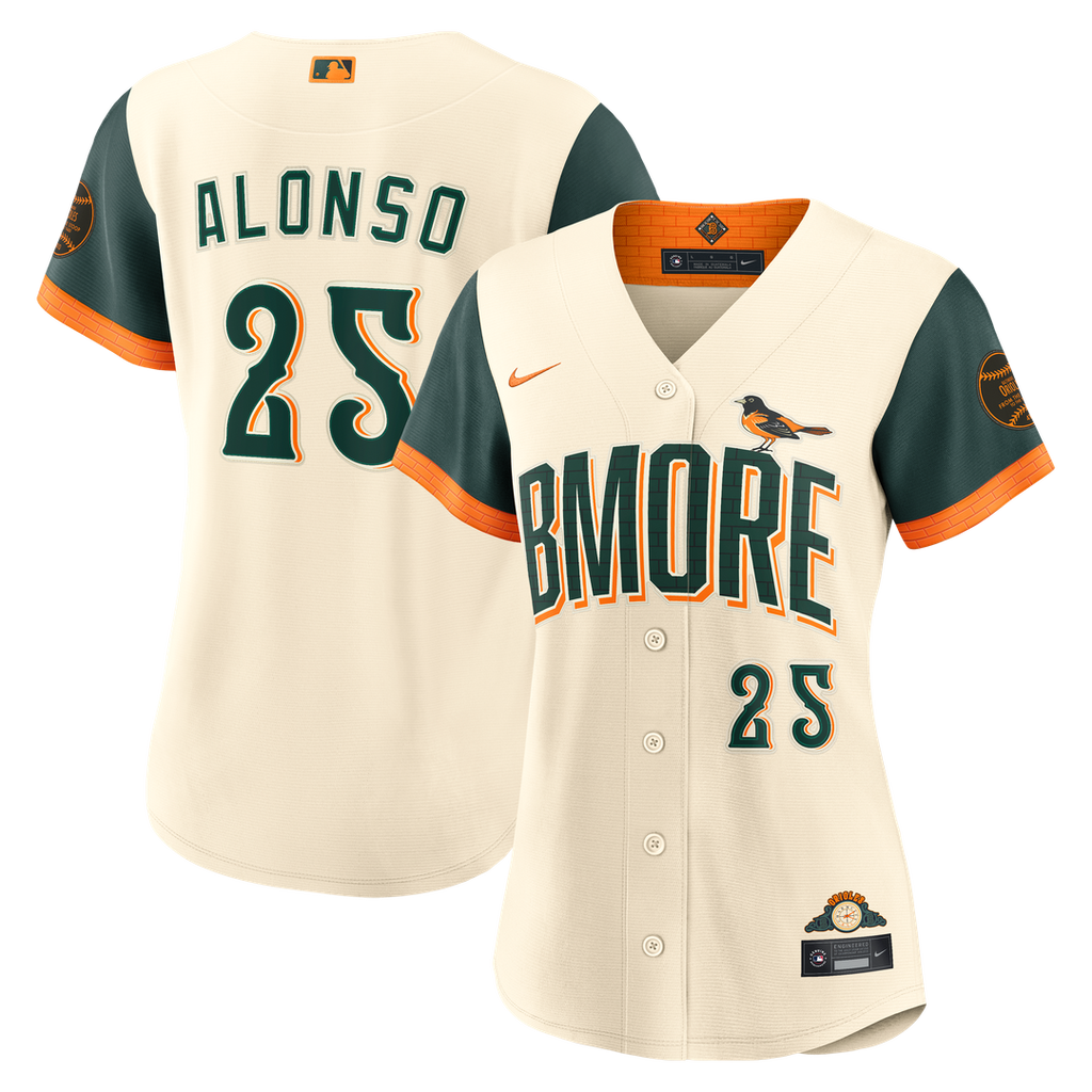 Pete Alonso Baltimore Orioles Nike Women's 2026 City Connect Stadium Jersey - Cream