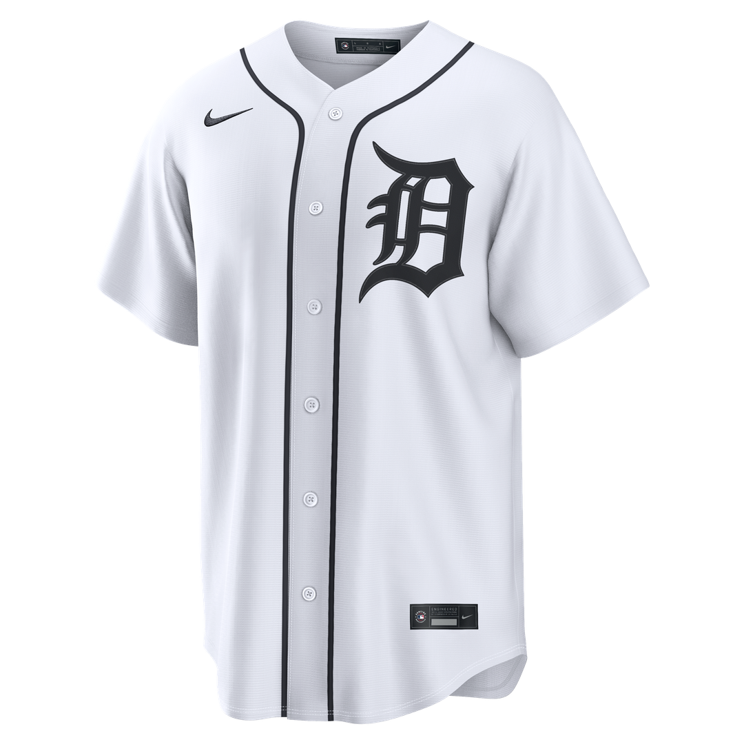 Javier Báez Detroit Tigers Nike Home Replica Jersey - White