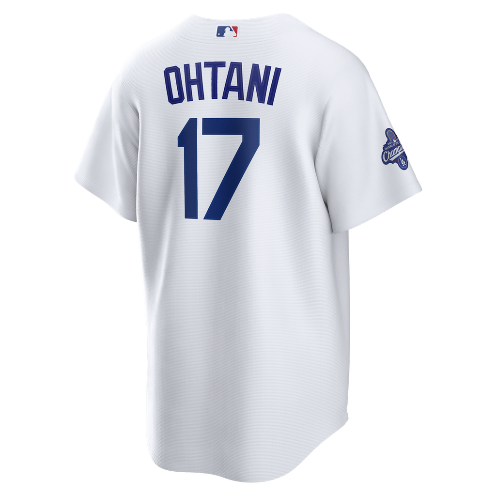 Shohei Ohtani Los Angeles Dodgers Nike 2025 World Series Champions Home Replica Jersey - White