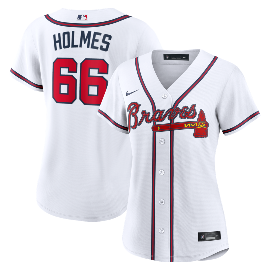 Grant Holmes Atlanta Braves Nike Women's Home Replica Jersey - White